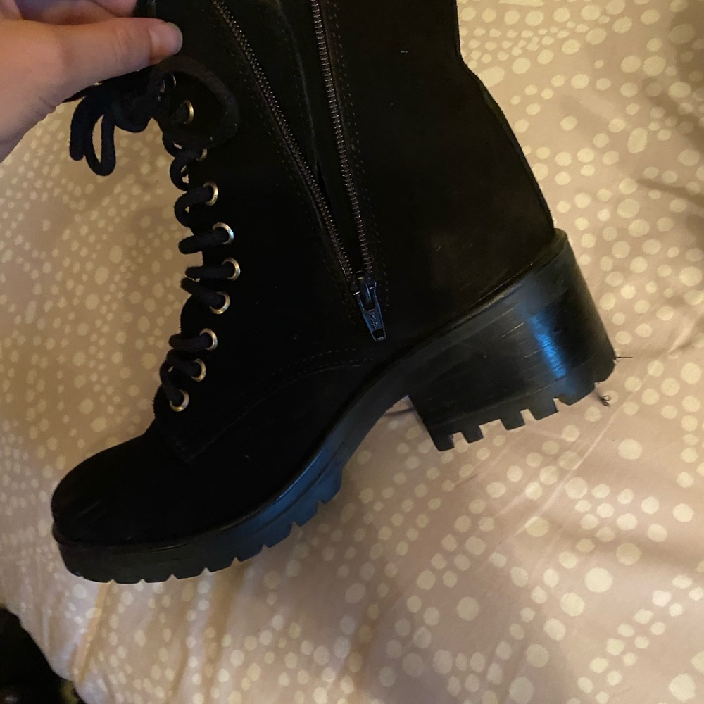Like New!  Black combat boots